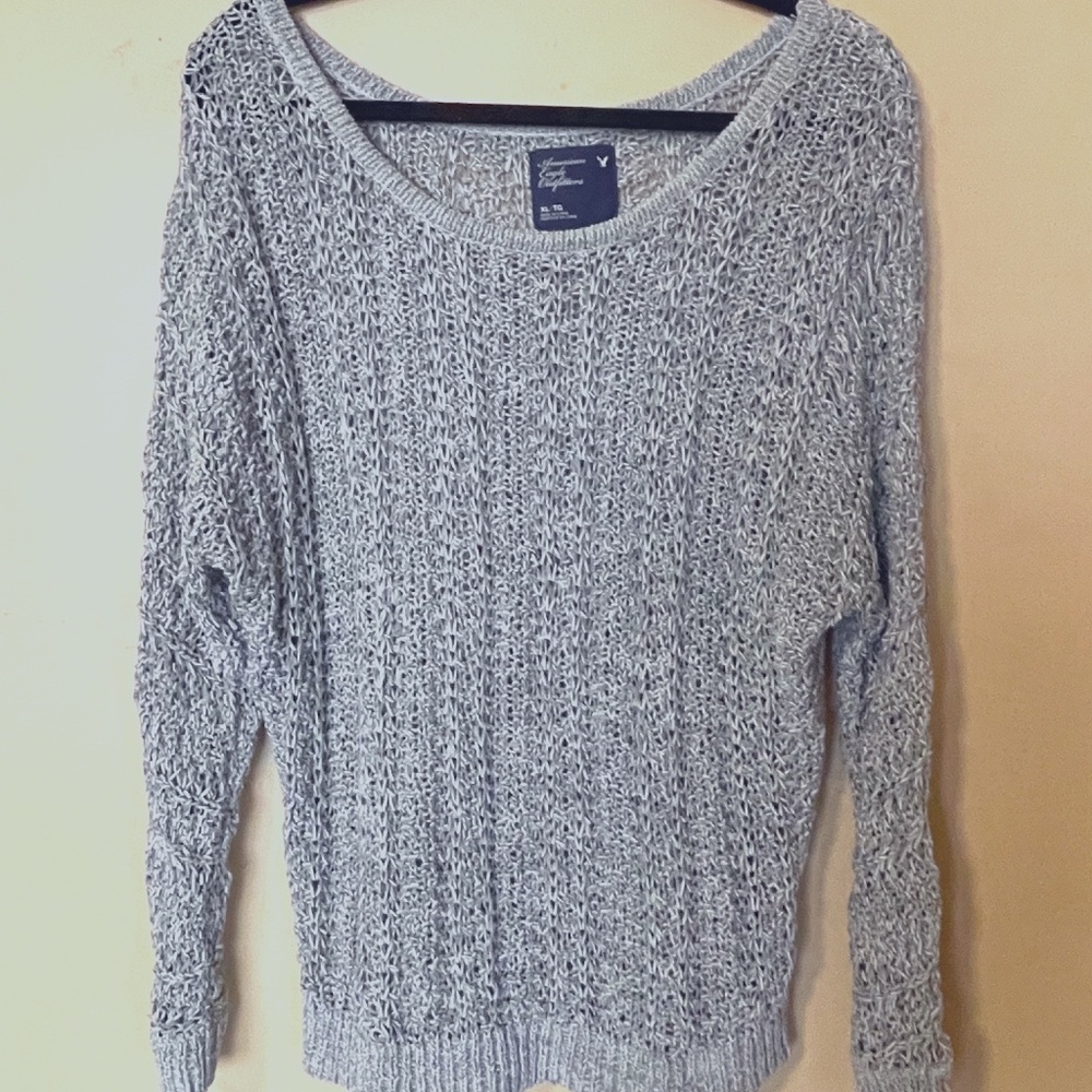 American Eagle Grey Sweater XL